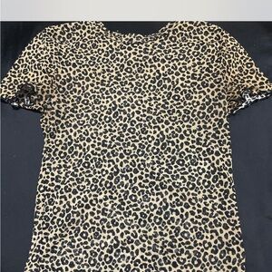 Leopard Print Women's Top